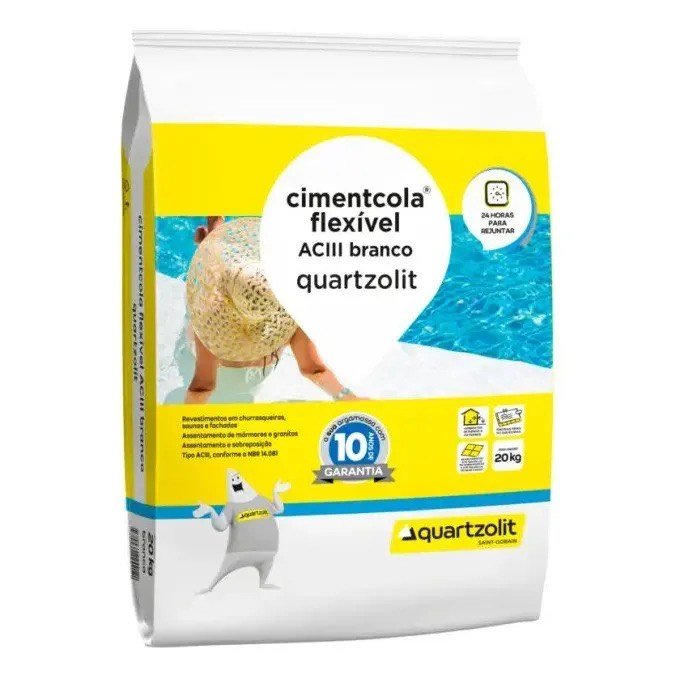 Cimentcola Flexível ACIII Branco
